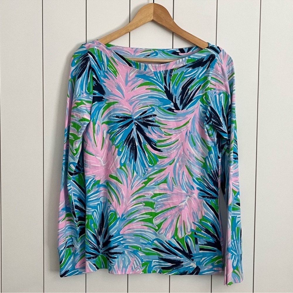 Lilly Pulitzer xsmall palm print top. NWOT